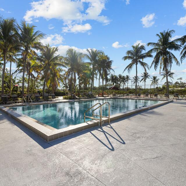The Park at Positano - Swimming Pool with Palm Trees