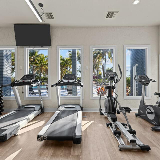The Park at Positano - Fitness Center with Gym Equipments